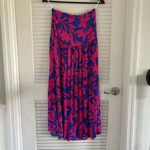 Anthropologie Abel the Label Cassidy Maxi Floral Skirt - Medium